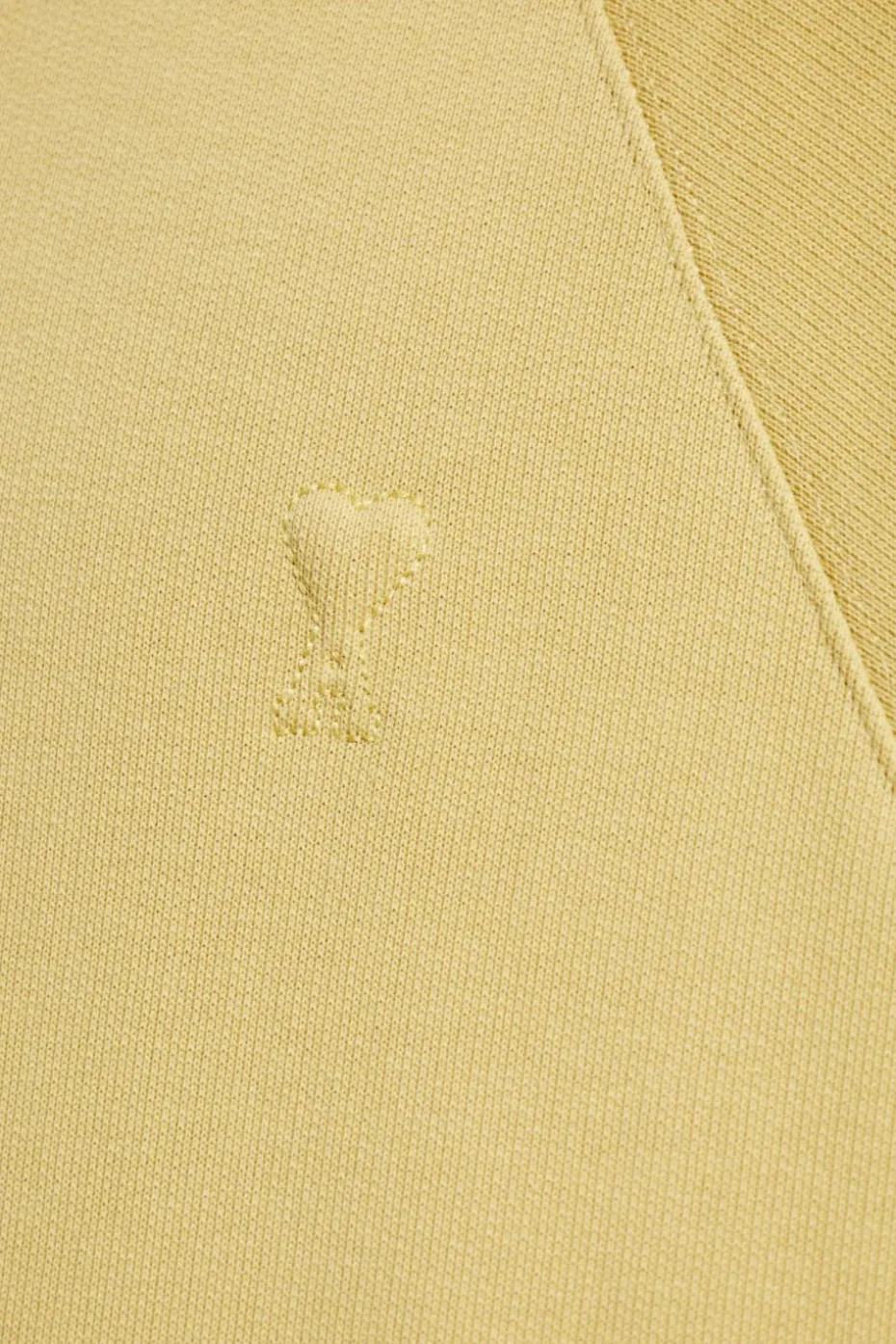 Ami Alexandre Mattiussi YELLOW Sweatshirt with logo