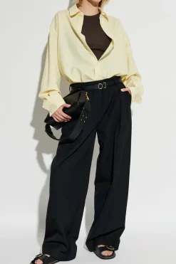 Ami Alexandre Mattiussi YELLOW Wool shirt