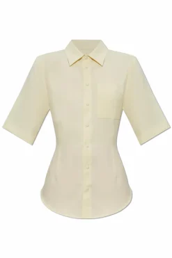 Ami Alexandre Mattiussi YELLOW Short sleeve shirt