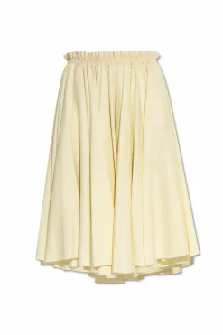 Ami Alexandre Mattiussi YELLOW Wool skirt