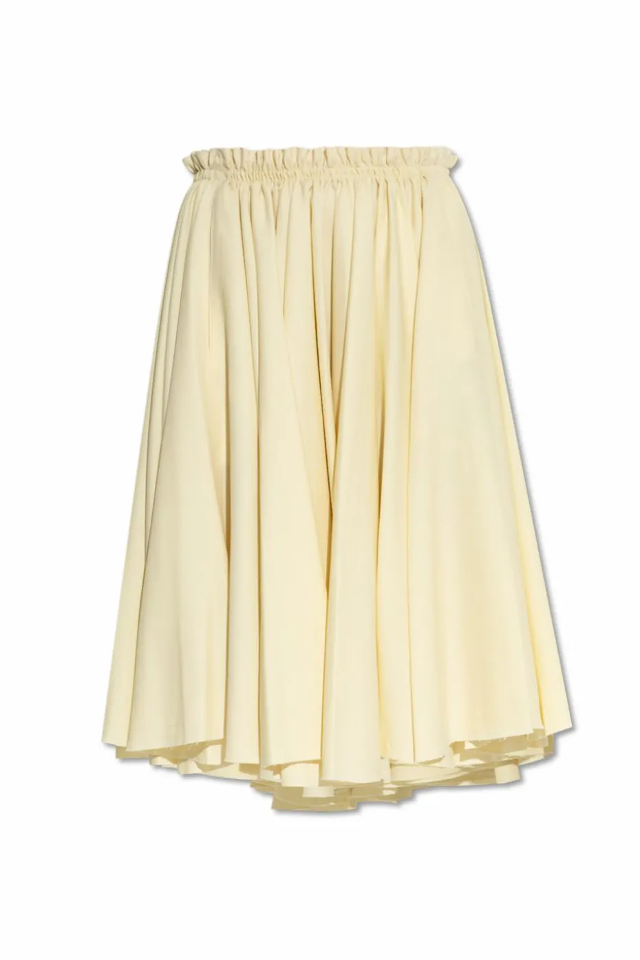 Ami Alexandre Mattiussi YELLOW Wool skirt
