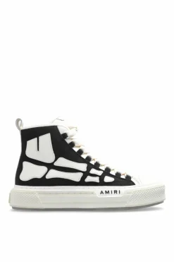 Amiri BLACK High-top sports shoes "Skel Court Hi"