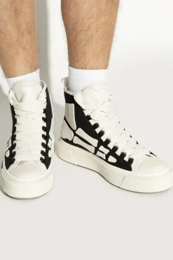 Amiri BLACK High-top sports shoes "Skel Court Hi"
