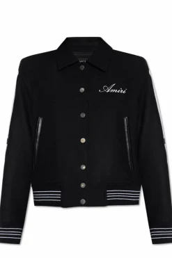 Amiri BLACK Jacket with logo