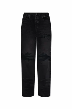 Amiri BLACK Jeans with logo