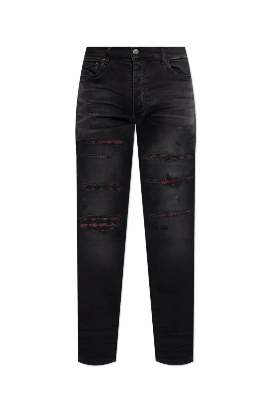 Amiri BLACK Jeans with vintage effect