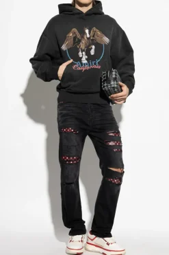 Amiri BLACK Jeans with vintage effect