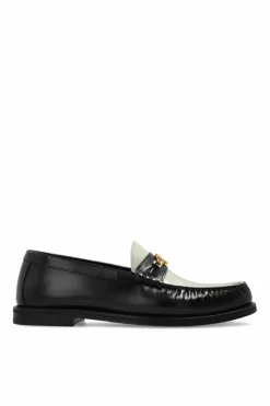 Amiri BLACK Leather boots Two Toone Ma Chain