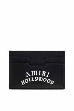 Amiri BLACK Leather wallet
