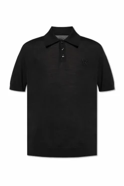 Amiri BLACK Mohair polo