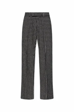 Amiri BLACK Plaid pattern pants