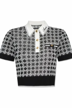 Amiri BLACK Polo with logo