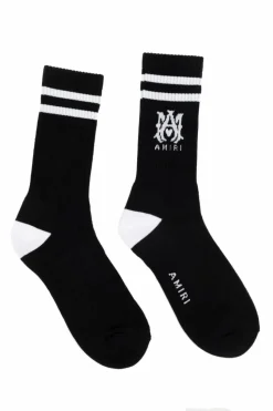 Amiri BLACK Socks with logo