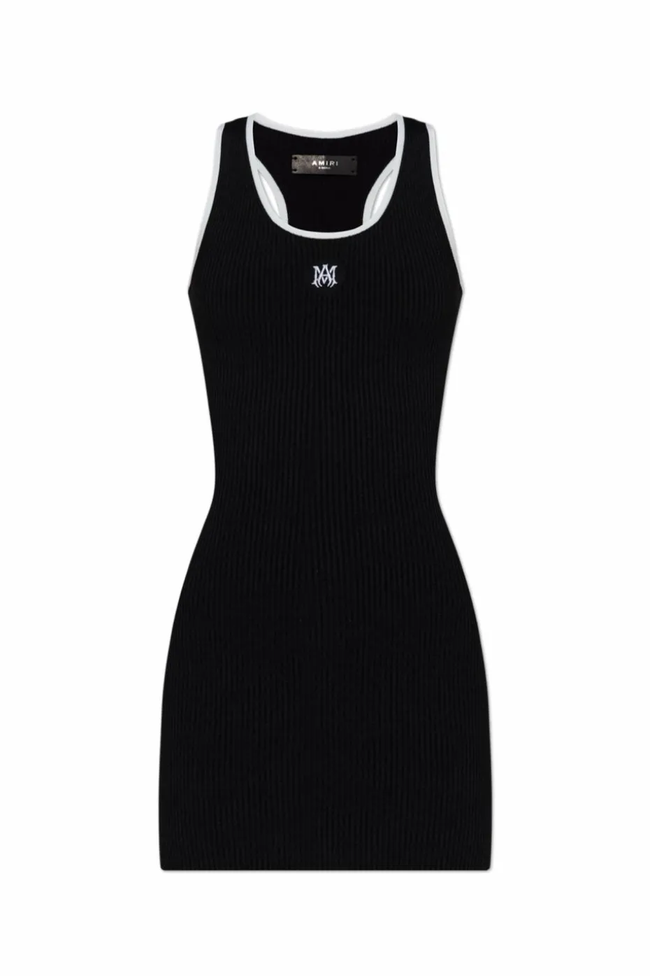 Amiri BLACK Striped dress