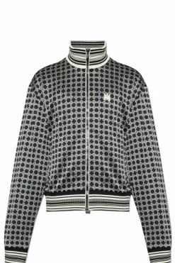 Amiri BLACK Sweatshirt with stand-up collar