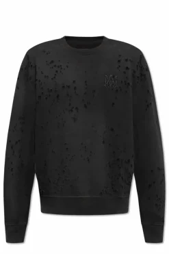 Amiri BLACK Sweatshirt with logo