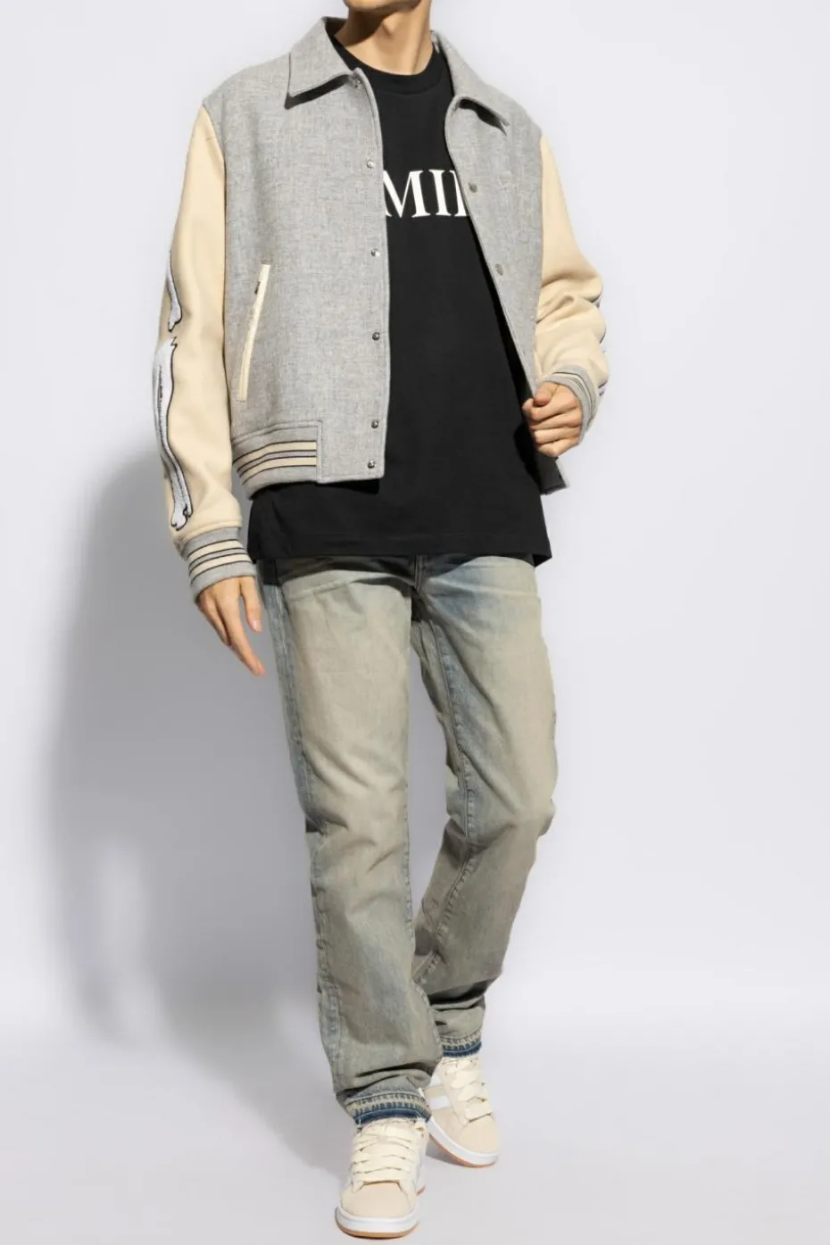 Amiri BLACK T-shirt with a print