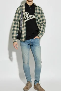 Amiri BLUE Jeans with logo