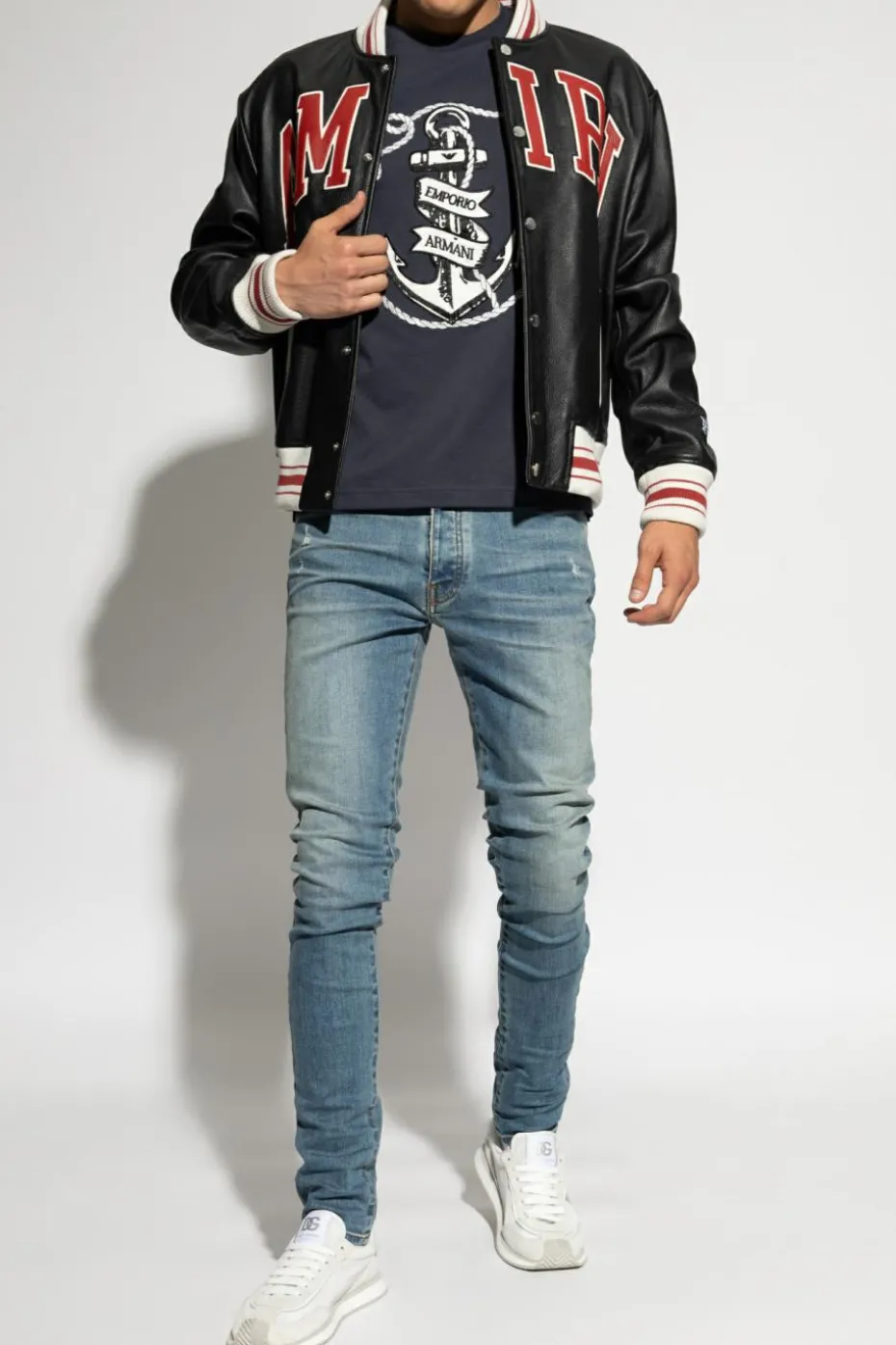 Amiri BLUE Jeans with logo