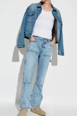 Amiri BLUE Jeans with logo