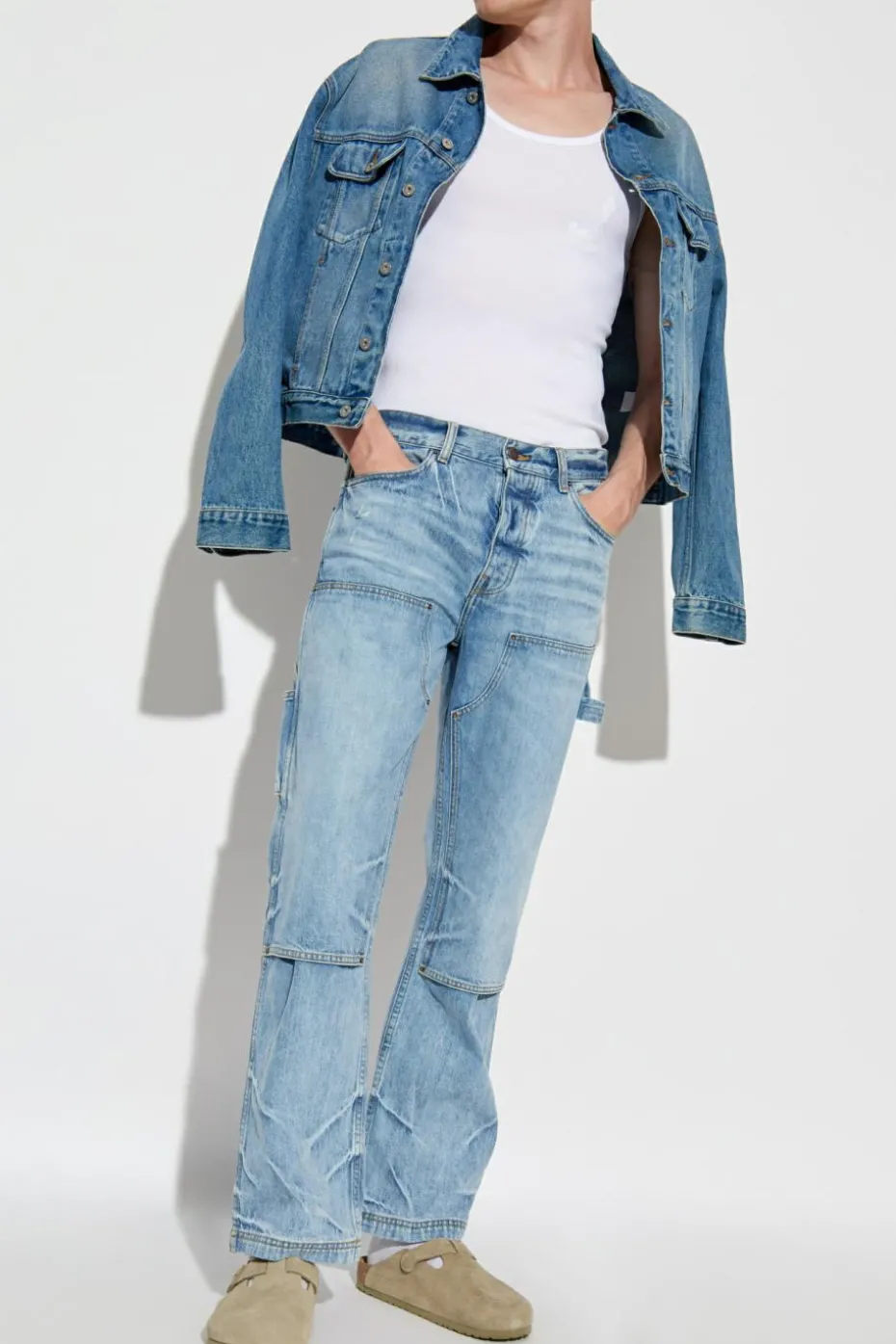 Amiri BLUE Jeans with logo