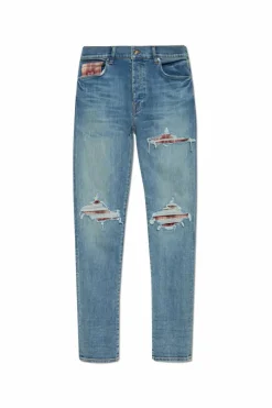 Amiri BLUE Jeans with patches