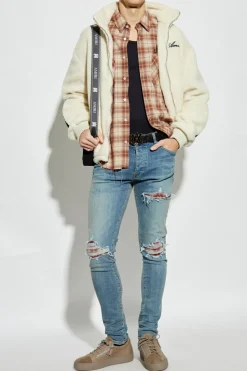 Amiri BLUE Jeans with patches
