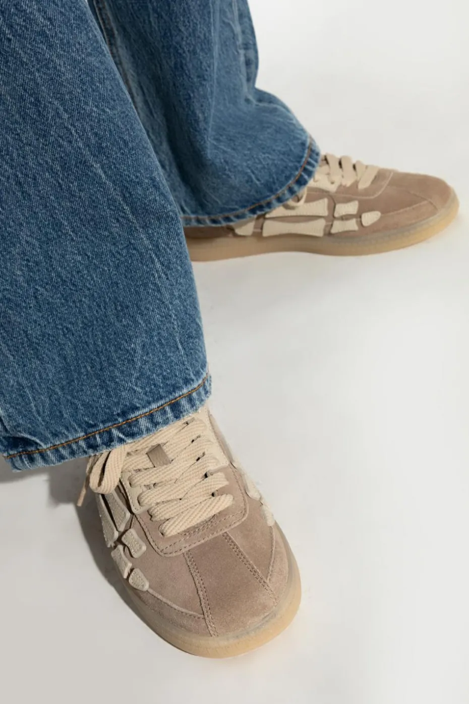 Amiri BROWN Sneakers Pacific Bones