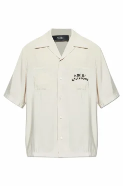 Amiri cream Shirt with logo