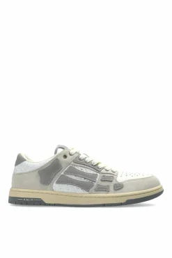 Amiri GREY Sneakers Crystal Suede Skel Top