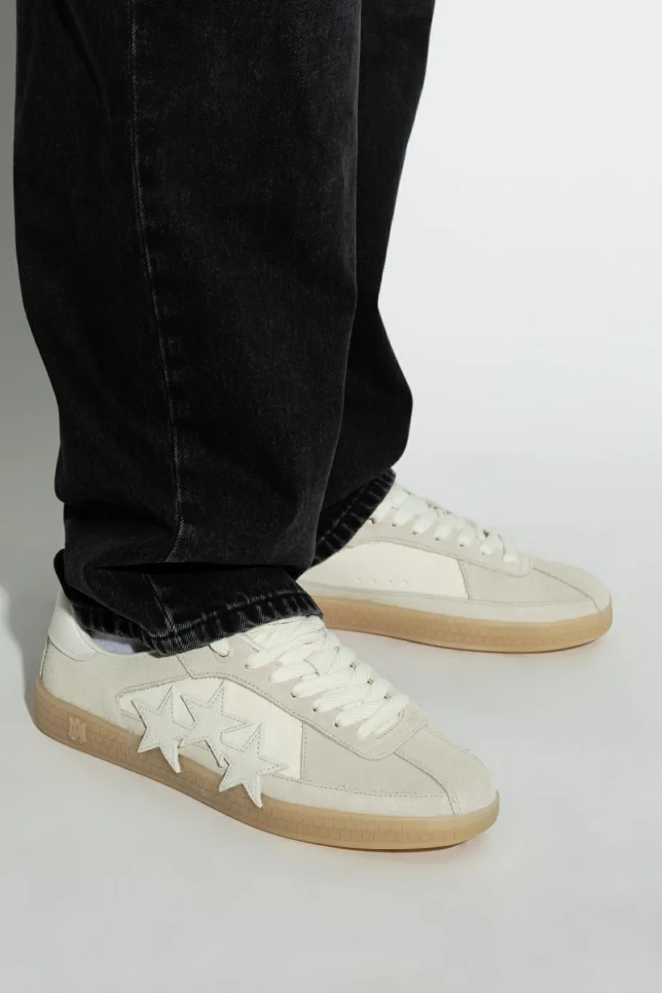 Amiri GREY Sneakers Suede Pacific