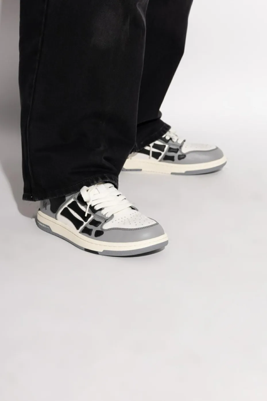 Amiri GREY Sneakers Varsity Skel Top