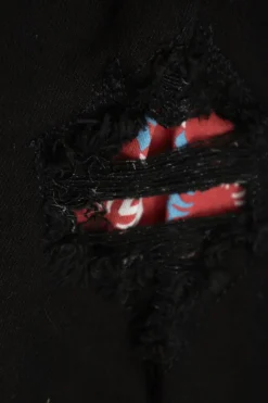 Amiri Kids BLACK Jeans with distressed effect