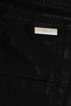 Amiri Kids BLACK Jeans with distressed effect