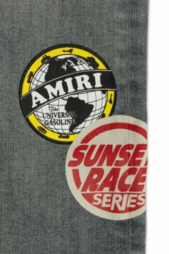 Amiri Kids GREY Jeans with colorful prints