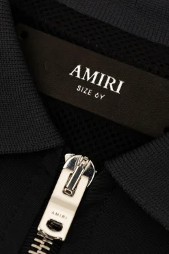 Amiri Kids NAVY BLUE Jacket with print