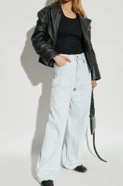 Amiri light blue High-waisted jeans