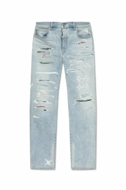 Amiri light blue Jeans with distressed effect