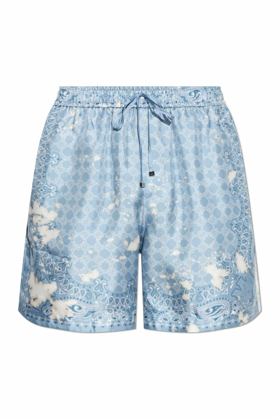 Amiri light blue Silk shorts