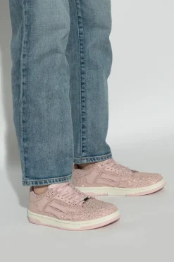 Amiri PINK Crystal sneakers