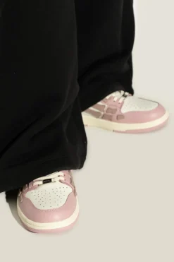 Amiri PINK "Skel Top Low" sports shoes