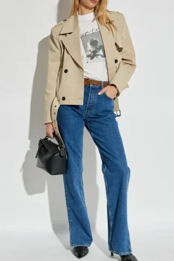 Anine Bing beige "Greer" jacket