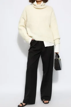 Anine Bing BLACK ‘Carrie’ wool trousers
