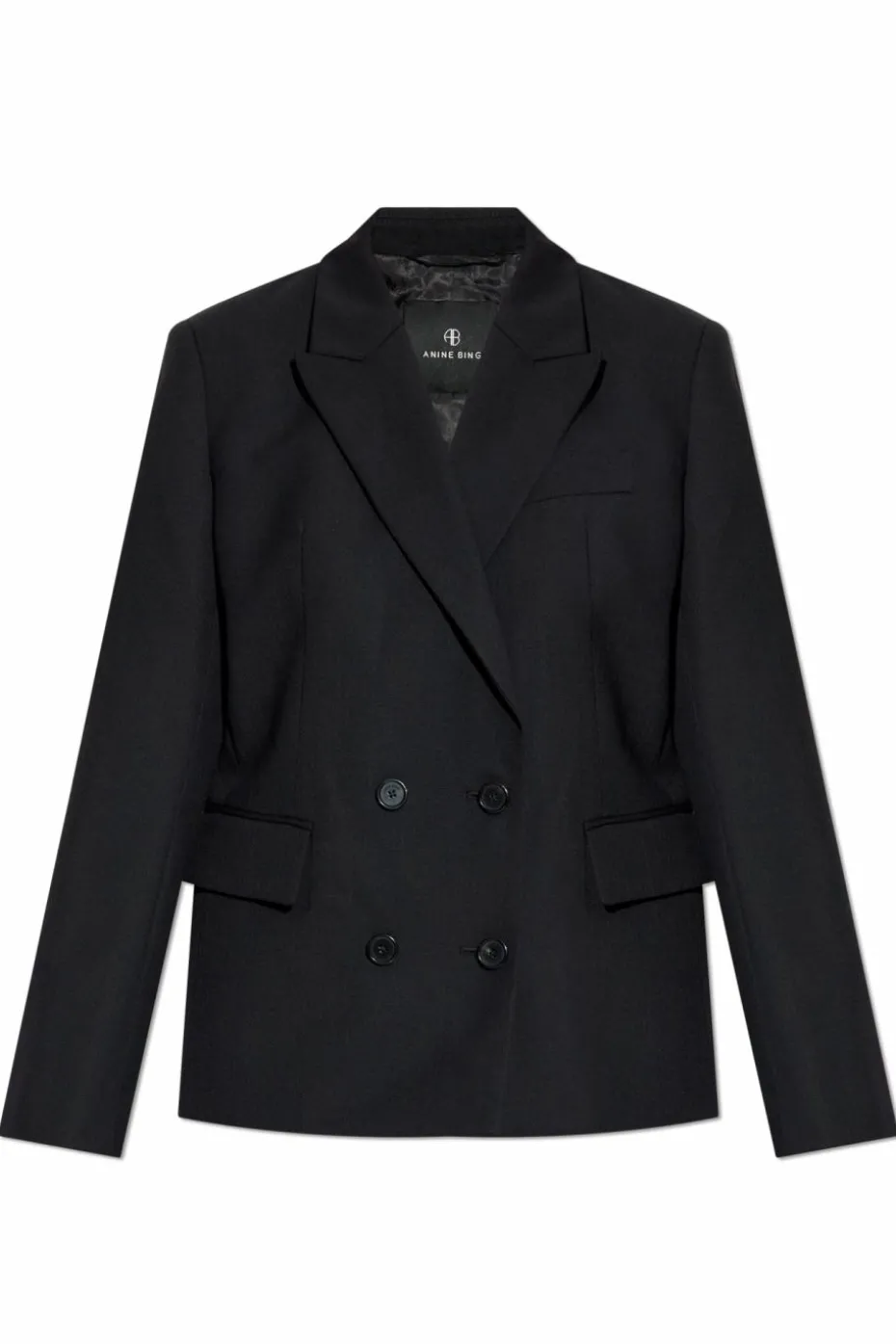 Anine Bing BLACK Double-breasted blazer