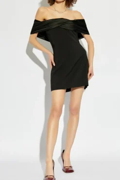 Anine Bing BLACK Dress Fleur