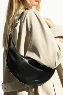 Anine Bing BLACK Leather shoulder bag Kate