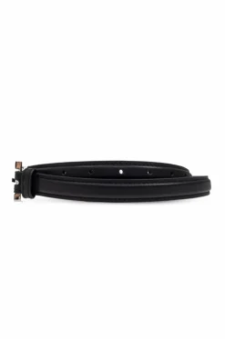 Anine Bing BLACK Leather belt