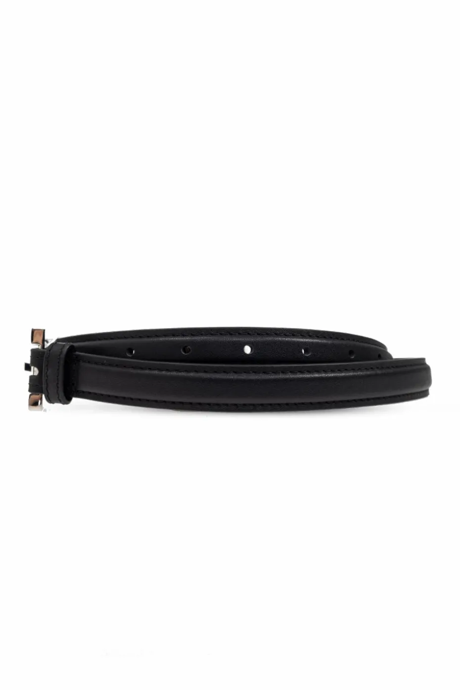 Anine Bing BLACK Leather belt