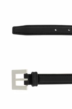 Anine Bing BLACK Leather belt