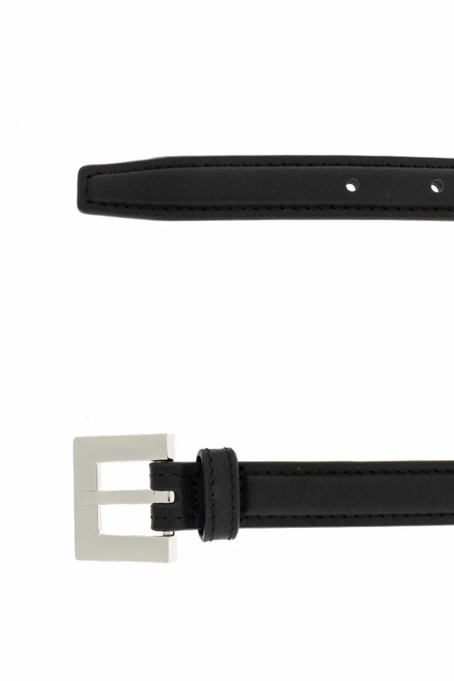 Anine Bing BLACK Leather belt